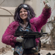 I wonder where Princess (Paola Lazaro) got that jacket? Also, the gun?